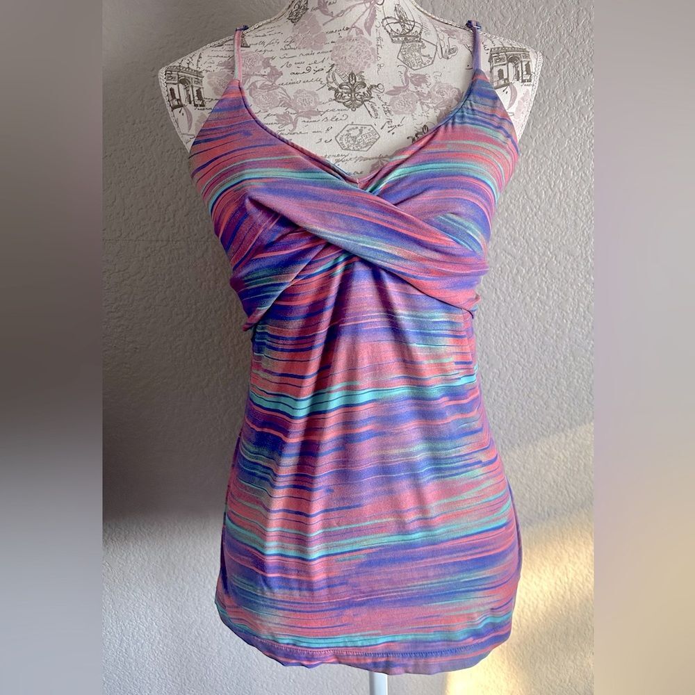 REI Striped Shelf Bra Shirt – Women’s Size 4